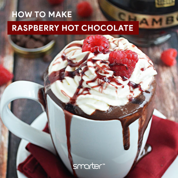 How to make raspberry hot chocolate